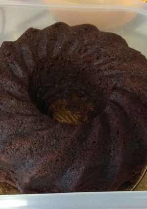 Una foto de Brownie de chocolate al microondas