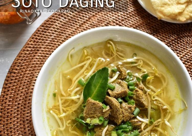 Resep Soto Daging, Bisa Manjain Lidah
