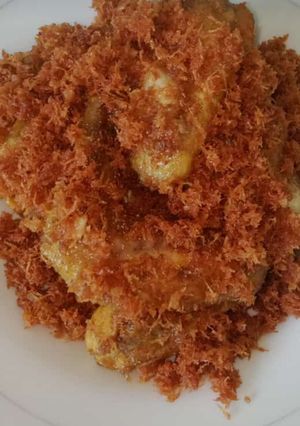 Foto resep Ayam serundeng bumbu instan