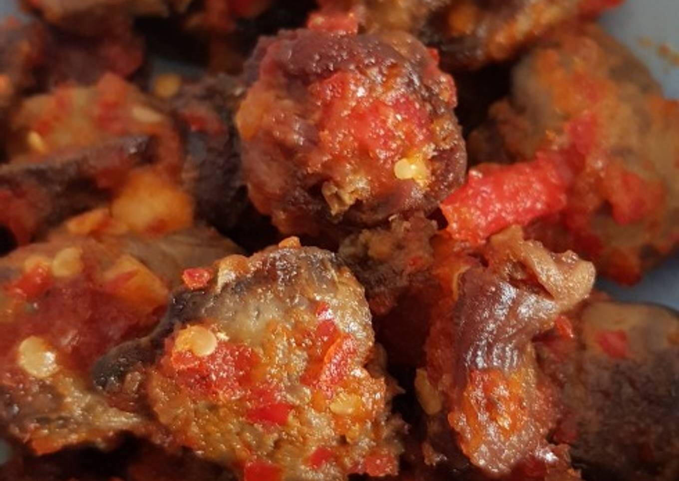 Balado Ati Ampela Ayam
