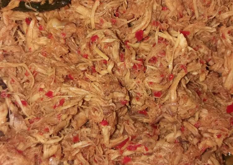 Ayam suwir saos tiram