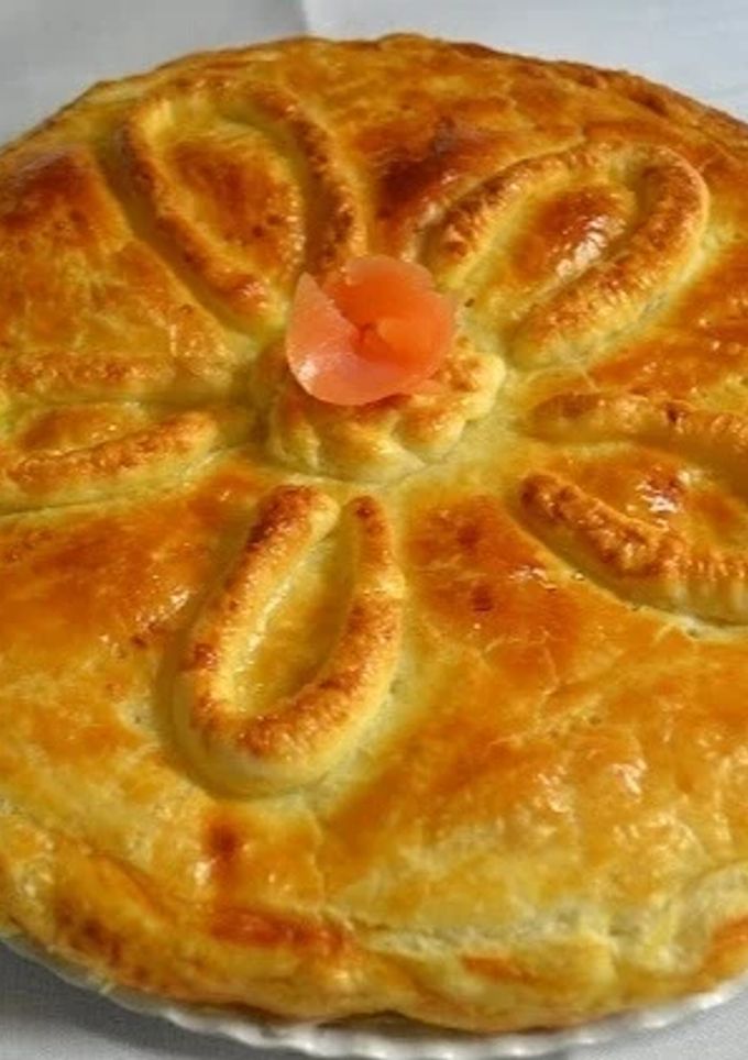 Una foto de Empanada de patata y salmón