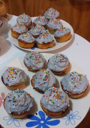 Una foto de Cupcakes con Harina de Coco