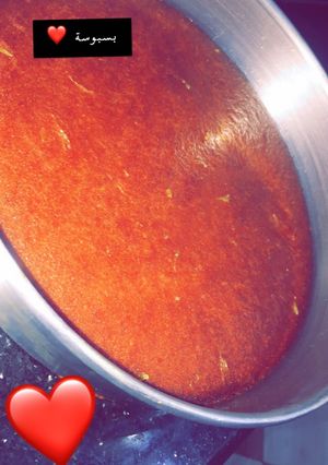 صورة لوصفة طريقة عمل بسبوسة بالطريقة الجزائرية 💕