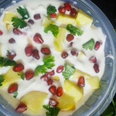 A picture of Fruits Cream Salad.