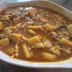 A picture of Egg drop curry.