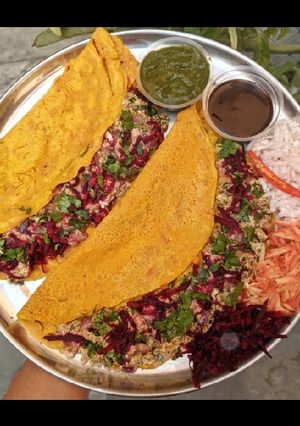 पनीर वाला बेसन का चीला(paneer wala besan ka cheela recipe in hindi) रेसिपी मुख्य फोटो