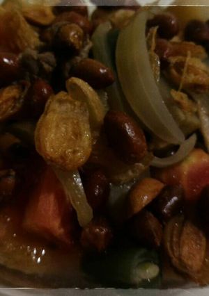 Foto resep Daging Mangga Muda bertabur Kacang