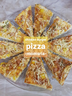 Foto resep Pizza🍕 Tuna Mayo - Chicken Burger - Cheesy Cheese