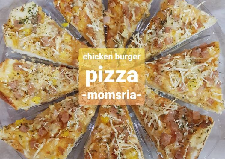 Resep Pizza🍕 Tuna Mayo - Chicken Burger - Cheesy Cheese, Menggugah Selera