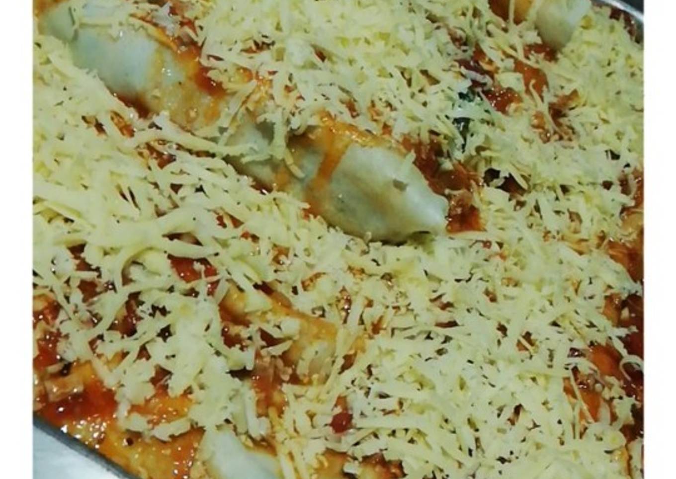 Canelones de acelga, espinaca y ricota👏