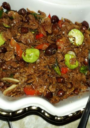 Foto resep Udang rebon pedas