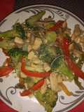 Chop suey de pollo fácil