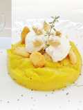 Mousse di zucca con ricotta e crumble al parmigiano