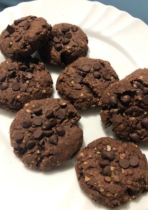 Una foto de Galletitas de chocolate sin azúcar