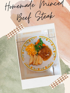 Foto resep Homemade Minced Beef Steak