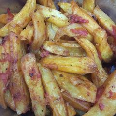 Tadka fried aloo A picture of Tadka fried aloo.