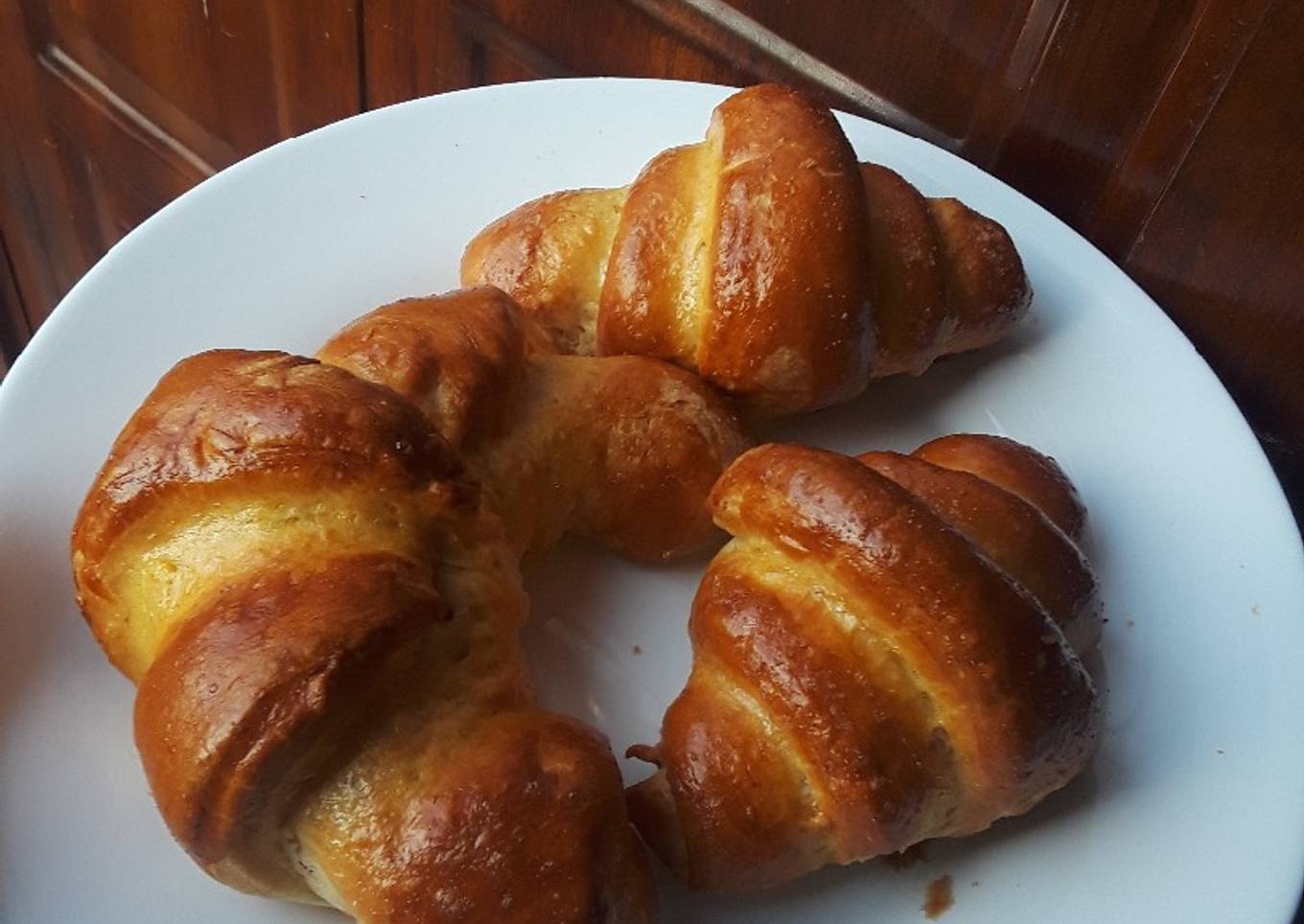 Masa danesa, cuernitos