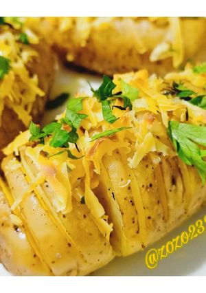 صورة لوصفة بطاطس مشوية 🥔😋