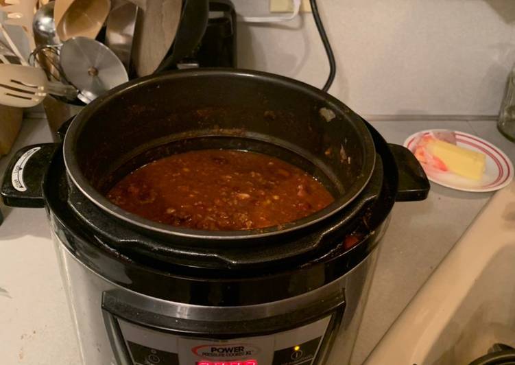 Easiest Way to Make Quick Instapot chili