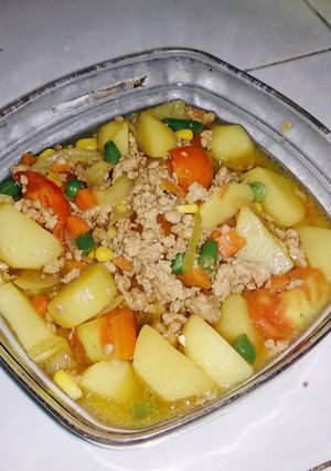 Foto resep Tumis Daging Cincang Pelangi