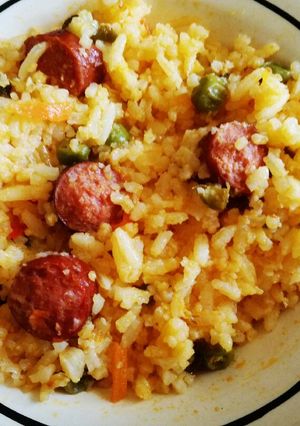 Una foto de Arroz relleno (Comida ecuatoriana)