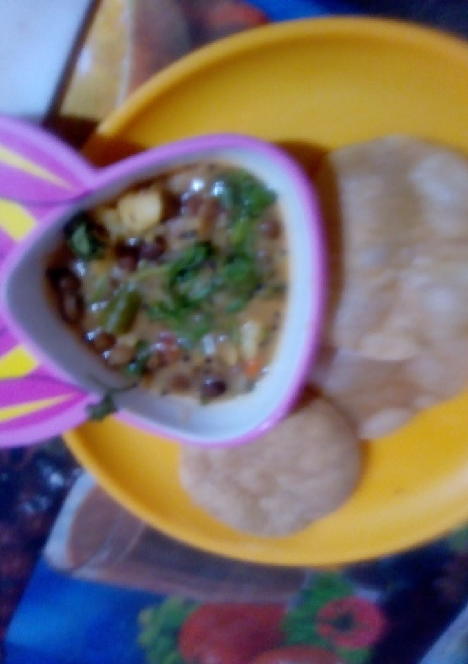 பூரி.உருளை கொண்டைக்கடலை மசால் செய்முறை முக்கிய புகைப்படம்