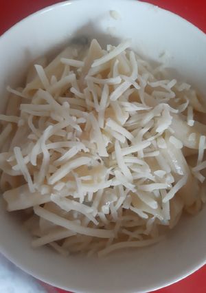 O poză a rețetei Penne cu gorgonzola.