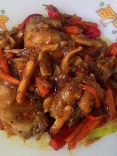 Foto resep Ayam masak saus lada hitam