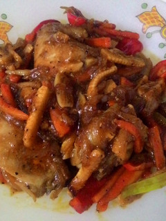 Foto resep Ayam masak saus lada hitam
