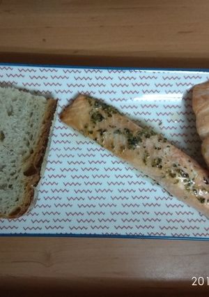 Una foto de Salmón al aceite de orégano