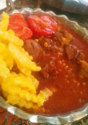 عکسی از دستور خورشت قیمه