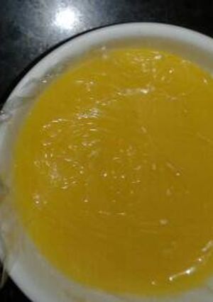 Una foto de Crema de naranja