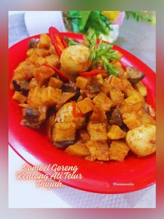 Foto resep Sambel Goreng Kentang Ati Telur Puyuh