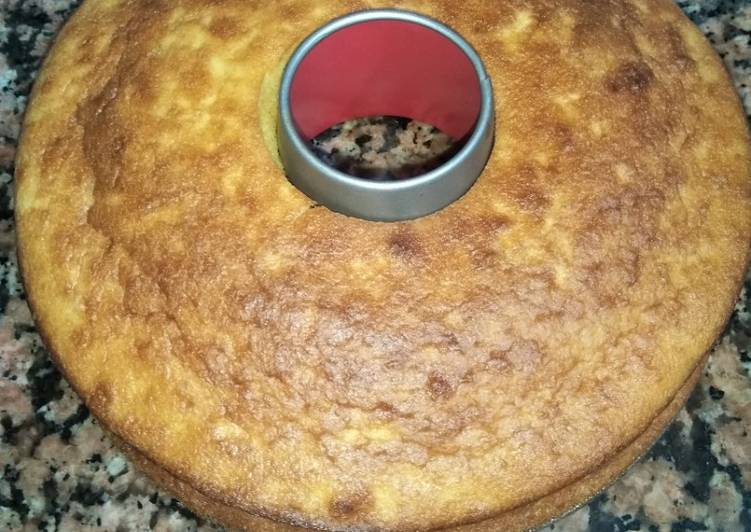 Bizcocho de naranja, manzana y zanahoria