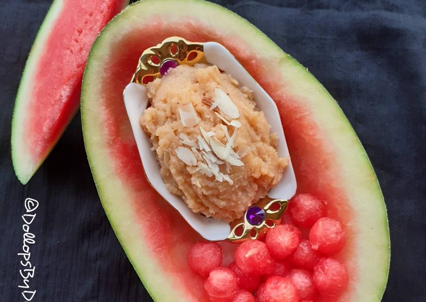 Watermelon Rind Halva