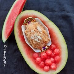 A picture of Watermelon Rind Halva.