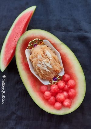 A picture of Watermelon Rind Halva.