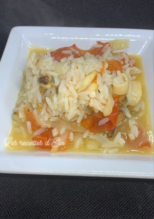 Une photo de Riz aux fruits de mer au Cookeo