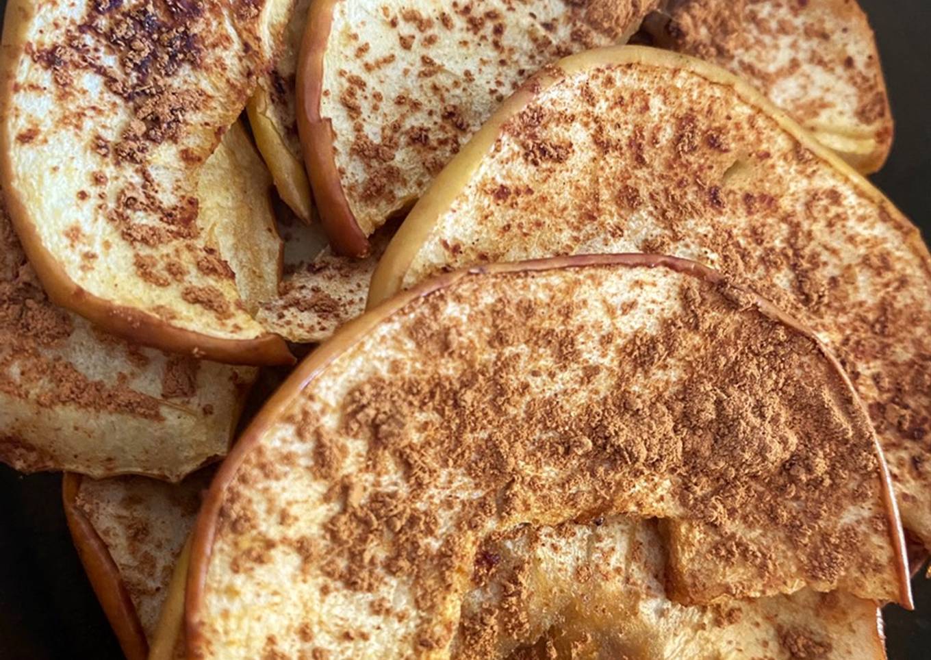 Manzana con canela! 🍎 Ideal como snack saludable