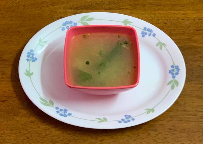 Recipe of Favorite Veg clear soup