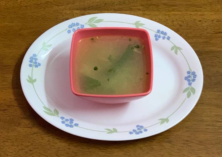 Recipe of Homemade Veg clear soup
