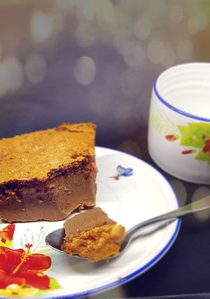 Foto resep Chocolate custard cake gampang anti gagal ❤️