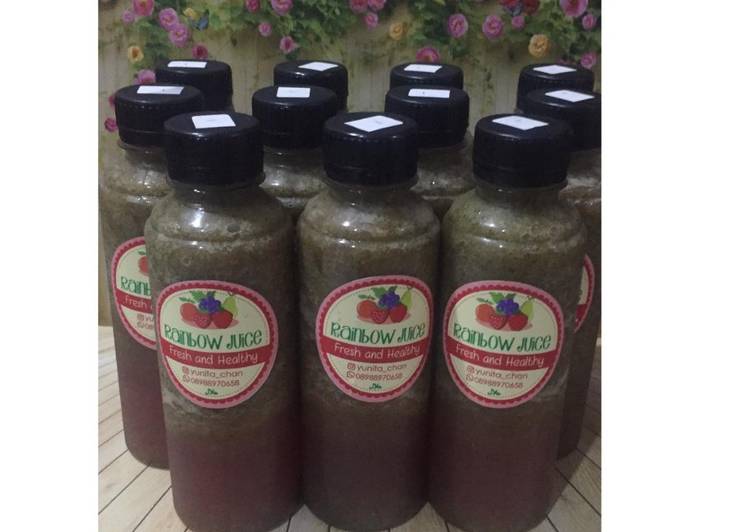 Langkah Mudah untuk Membuat Diet Juice Kiwi Red Spinach Carrot Apple yang Menggugah Selera
