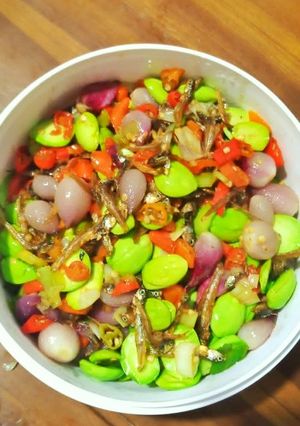 Foto resep 102. Sambel pete bawang