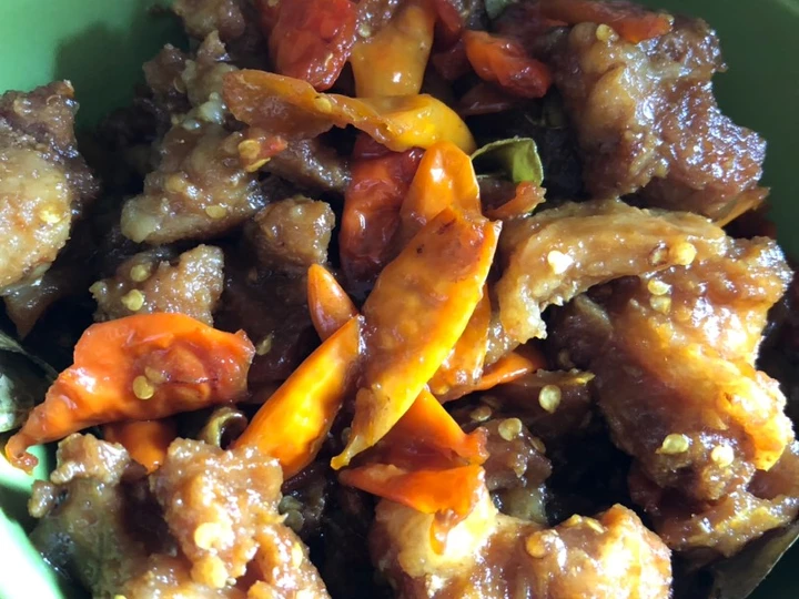 Cara Mudah Menyiapkan Resep Oseng mercon Anti Ribet, Mantap