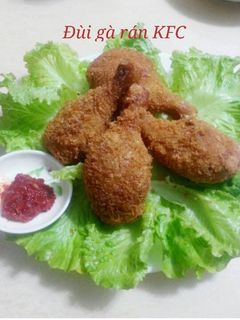 Hình của món Đùi gà chiên giòn.