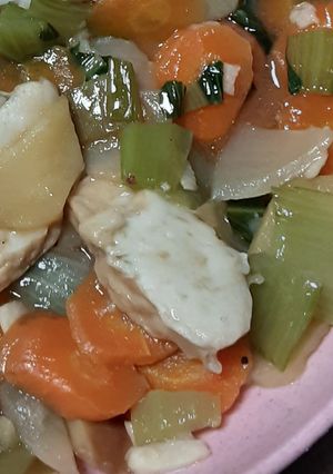 Foto resep Capcay Otak otak ikan