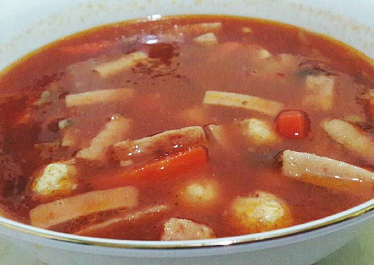 Rahasia Membuat Sup Merah Special Yang Enak
