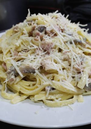Φωτογραφία της συνταγής Pasta di Costa. (Παραλλαγή καρμπονάρας)